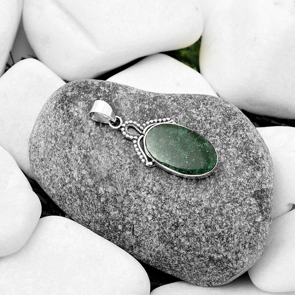 Natural Green Aventurine Pendant P-1092 SDP115275