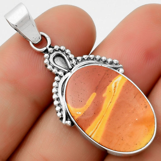 Natural Red Mookaite Pendant P-1092 SDP115283