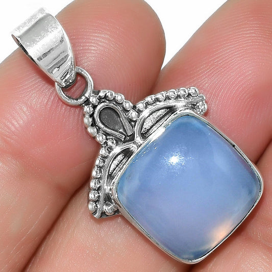 Natural Milky Chalcedony Pendant P-1092 SDP115291