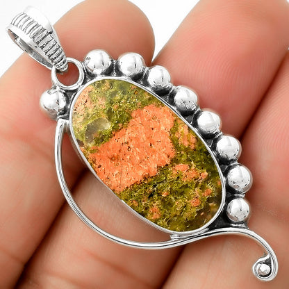 Natural Unakite Pendant P-1022 SDP115301