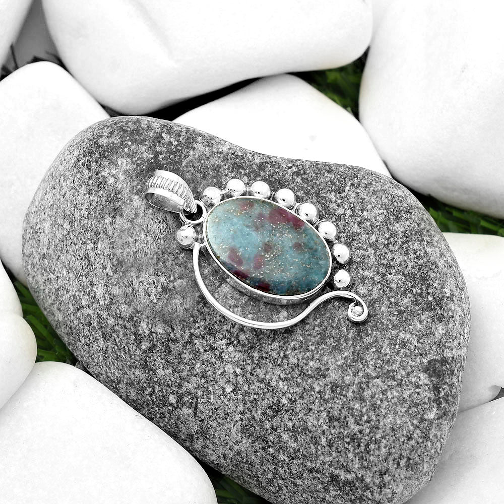 Natural Ruby In Kyanite Pendant P-1022 SDP115304