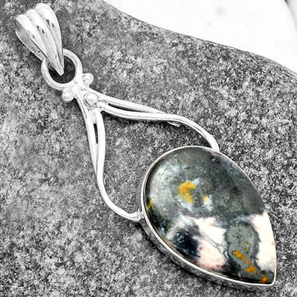 Natural Indian Blanket Jasper Pendant P-1253 SDP115364
