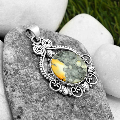 Natural Maligano Jasper - Indonesia Pendant P-1516 SDP115593