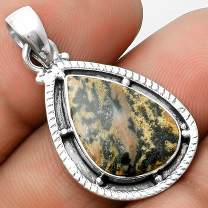 Natural Russian Honey Dendrite Opal Pendant P-1495 SDP115707