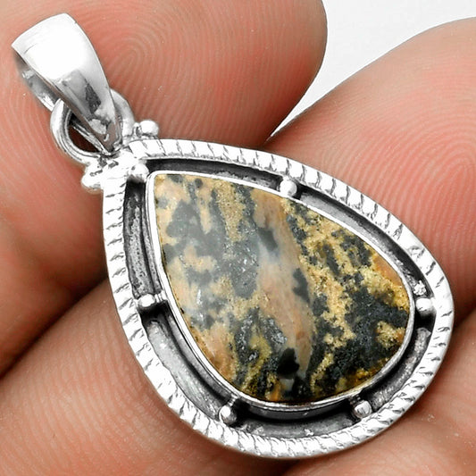 Natural Russian Honey Dendrite Opal Pendant P-1495 SDP115707