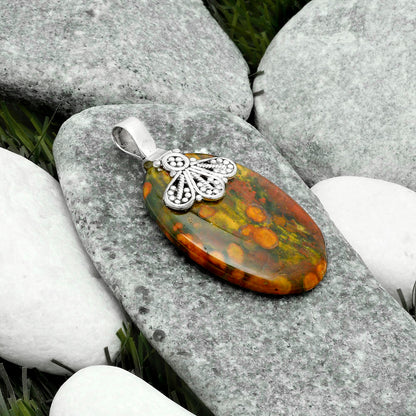 Natural Blood Stone - India Pendant P-1469 SDP115796