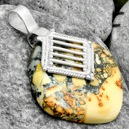 Natural Maligano Jasper - Indonesia Pendant P-1462 SDP115800