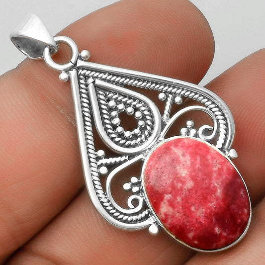 Natural Pink Thulite - Norway Pendant P-1541 SDP115810