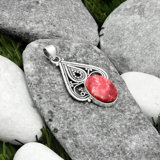 Natural Pink Thulite - Norway Pendant P-1541 SDP115810