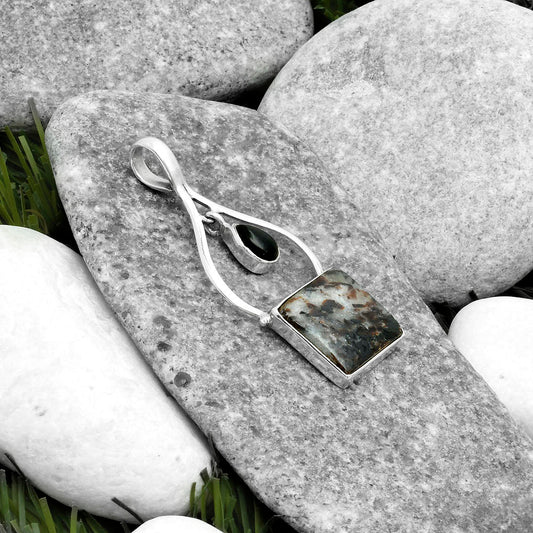 Astrophyllite - Russia & Black Onyx Pendant P-1648 SDP115878