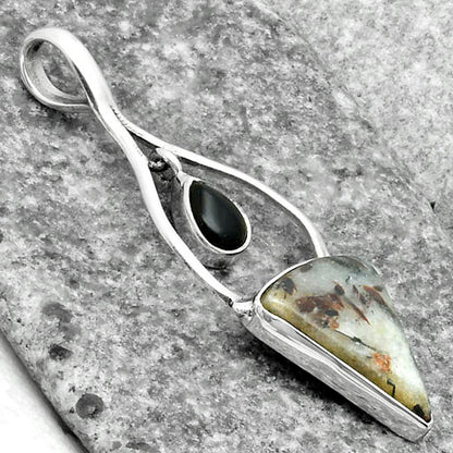 Astrophyllite - Russia & Black Onyx Pendant P-1648 SDP115879
