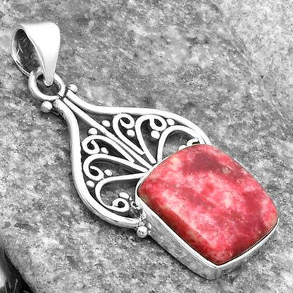 Artisan Natural Pink Thulite Norway Pendant P-1541 SDP115905