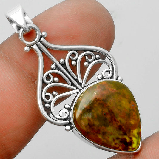 Artisan - Natural Chrome Chalcedony Pendant P-1541 SDP115909