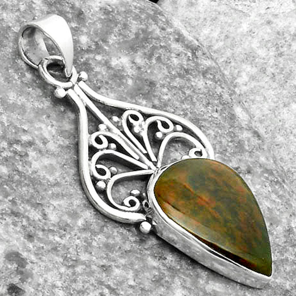 Artisan - Natural Chrome Chalcedony Pendant P-1541 SDP115911