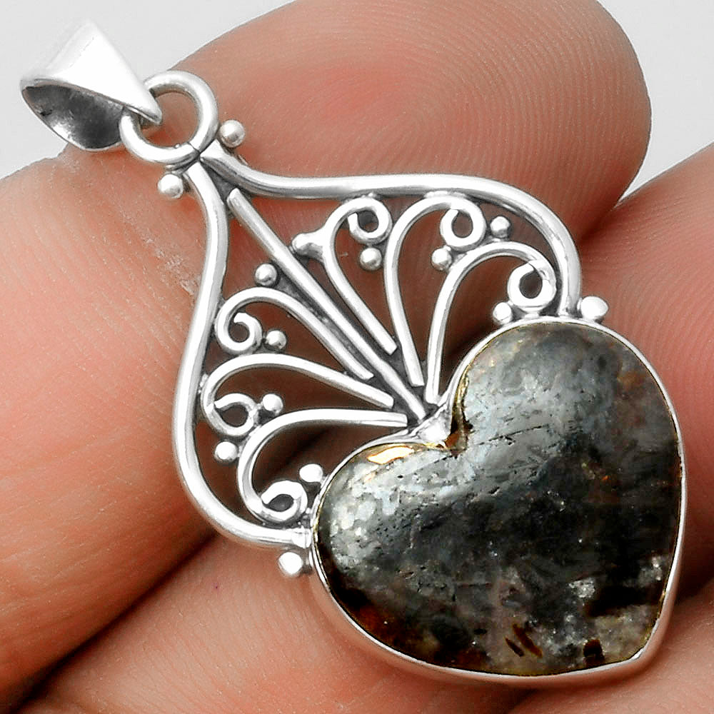Artisan Heart Astrophyllite Russia Pendant P-1541 SDP115922