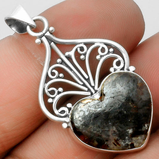 Artisan Heart Astrophyllite Russia Pendant P-1541 SDP115922