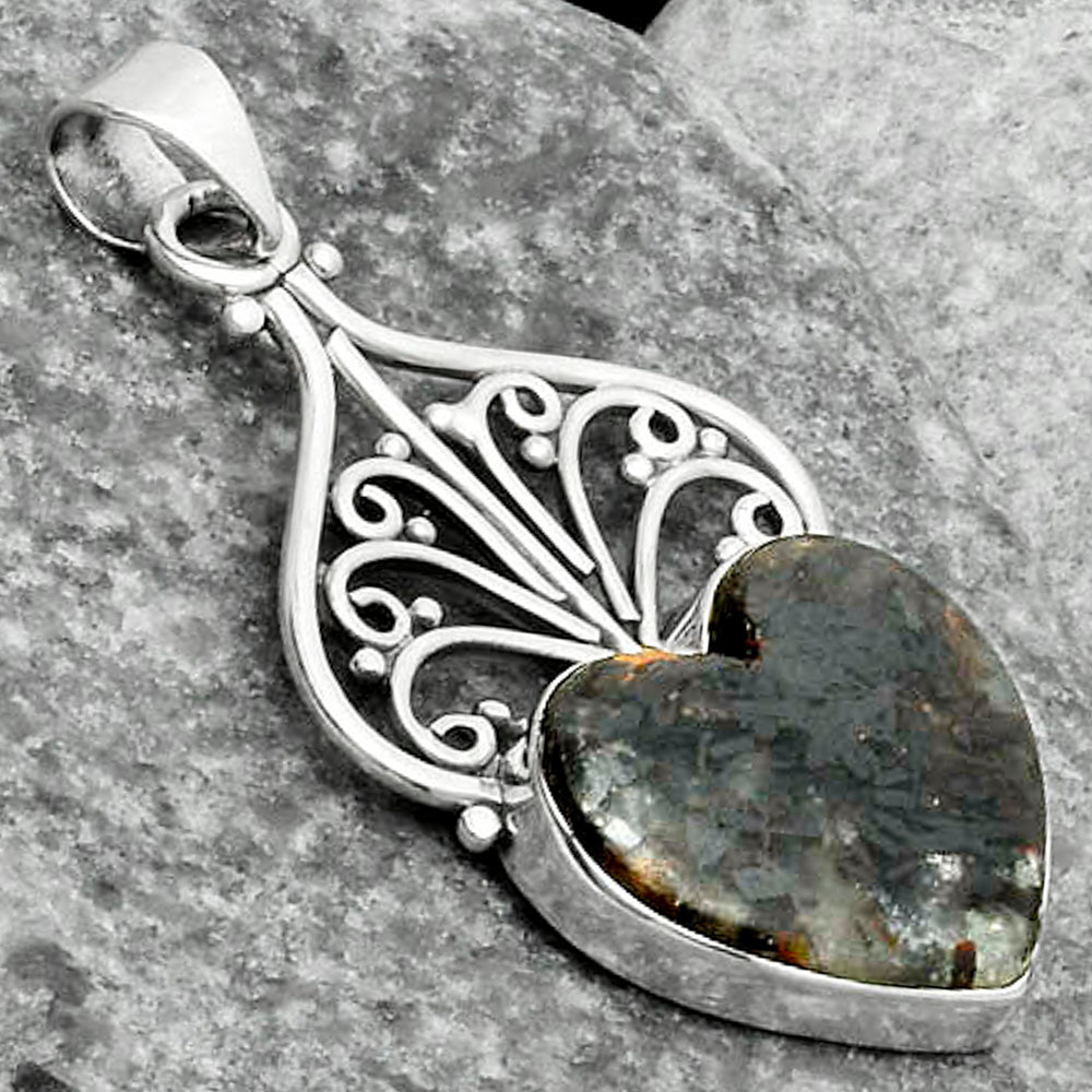 Artisan Heart Astrophyllite Russia Pendant P-1541 SDP115922