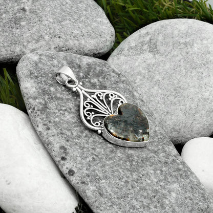 Artisan Heart Astrophyllite Russia Pendant P-1541 SDP115922