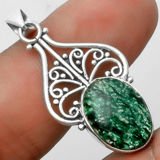 Artisan - Natural Green Aventurine Pendant P-1541 SDP115925