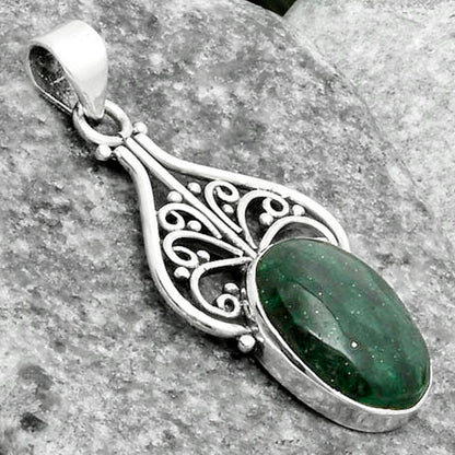 Artisan - Natural Green Aventurine Pendant P-1541 SDP115925