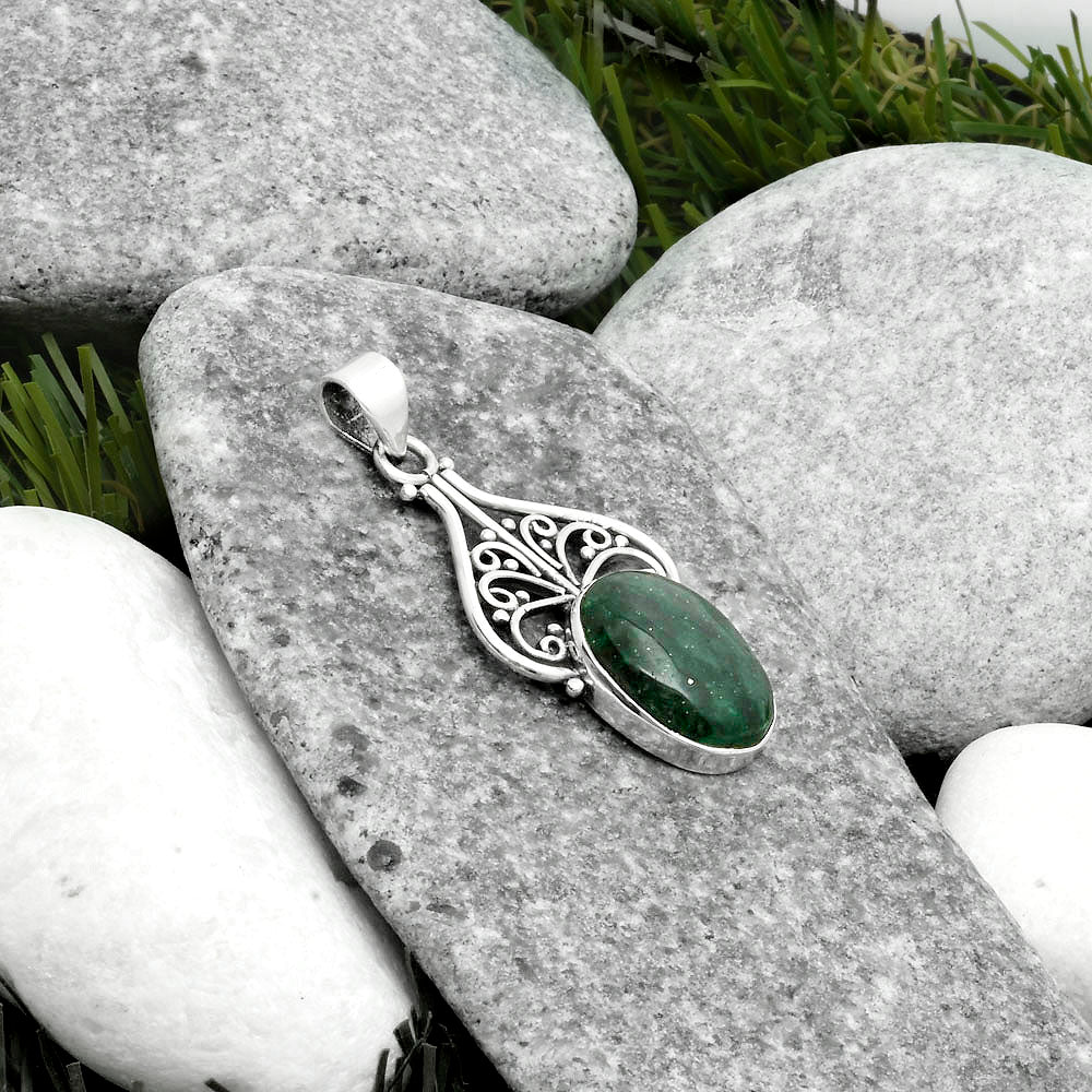 Artisan - Natural Green Aventurine Pendant P-1541 SDP115925
