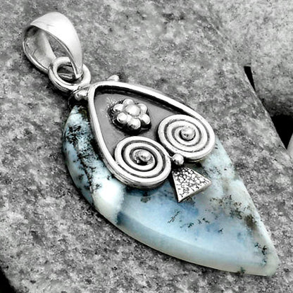 Merlinite Dendritic Opal - Turkey Pendant P-1388 SDP115944