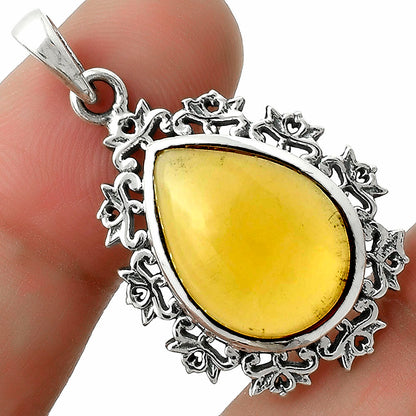 Artisan - Natural Citrine Cab Pendant P-1028 SDP116565