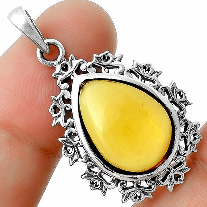 Artisan - Natural Citrine Cab Pendant P-1028 SDP116579