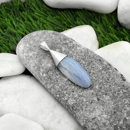 Natural Blue Lace Agate South Africa Pendant P-1016 SDP116610