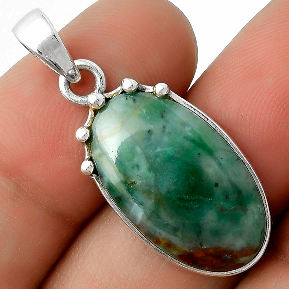 Natural Larsonite Jasper Pendant P-1349 SDP116654