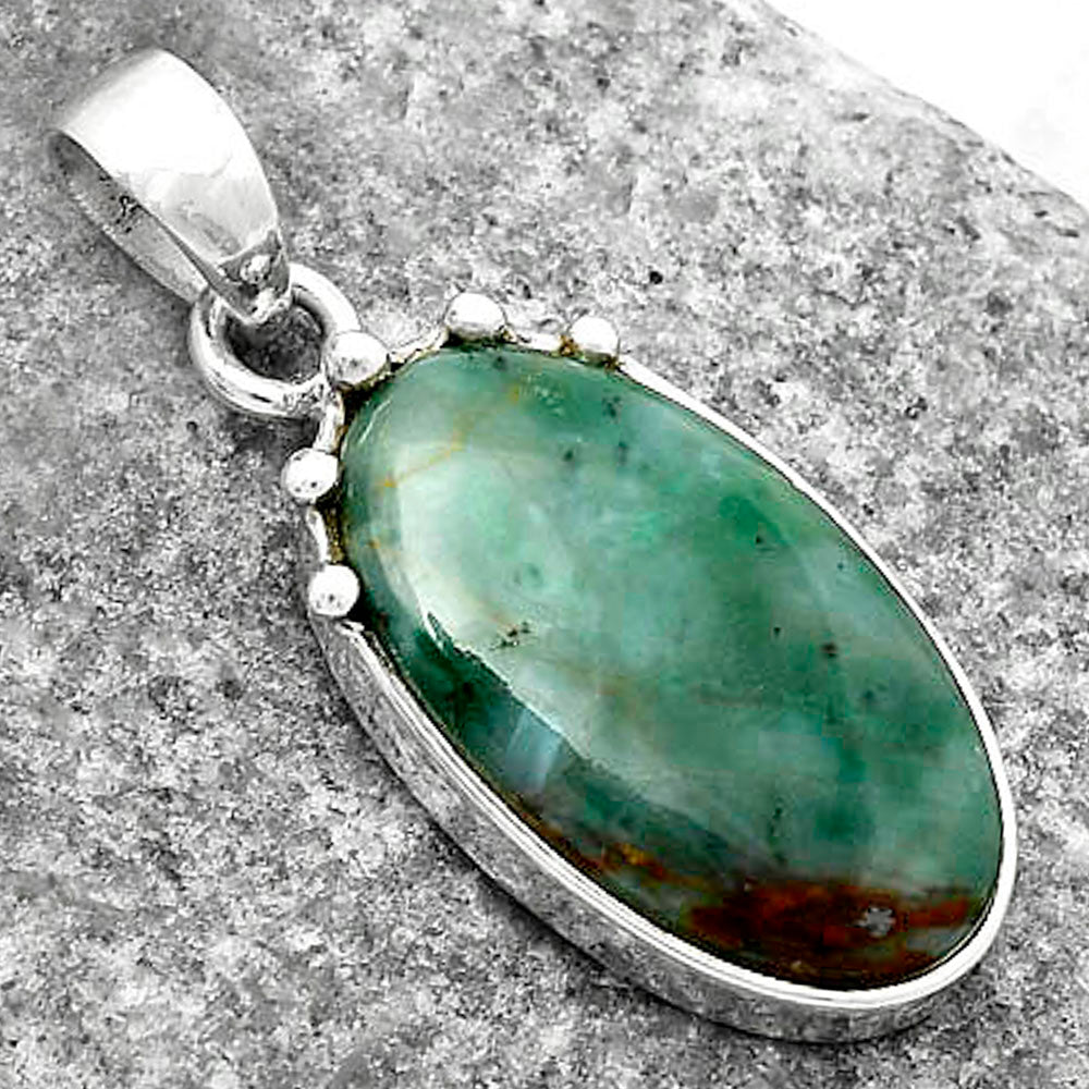 Natural Larsonite Jasper Pendant P-1349 SDP116654