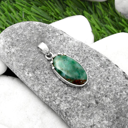 Natural Larsonite Jasper Pendant P-1349 SDP116654