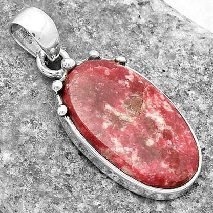 Natural Pink Thulite - Norway Pendant P-1349 SDP116656
