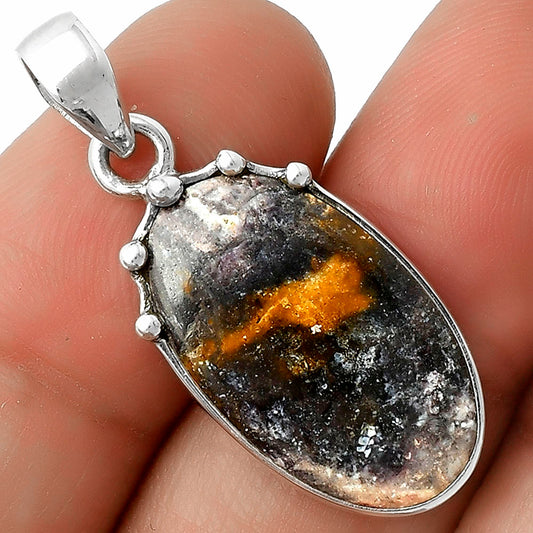 Natural Indian Blanket Jasper Pendant P-1349 SDP116658
