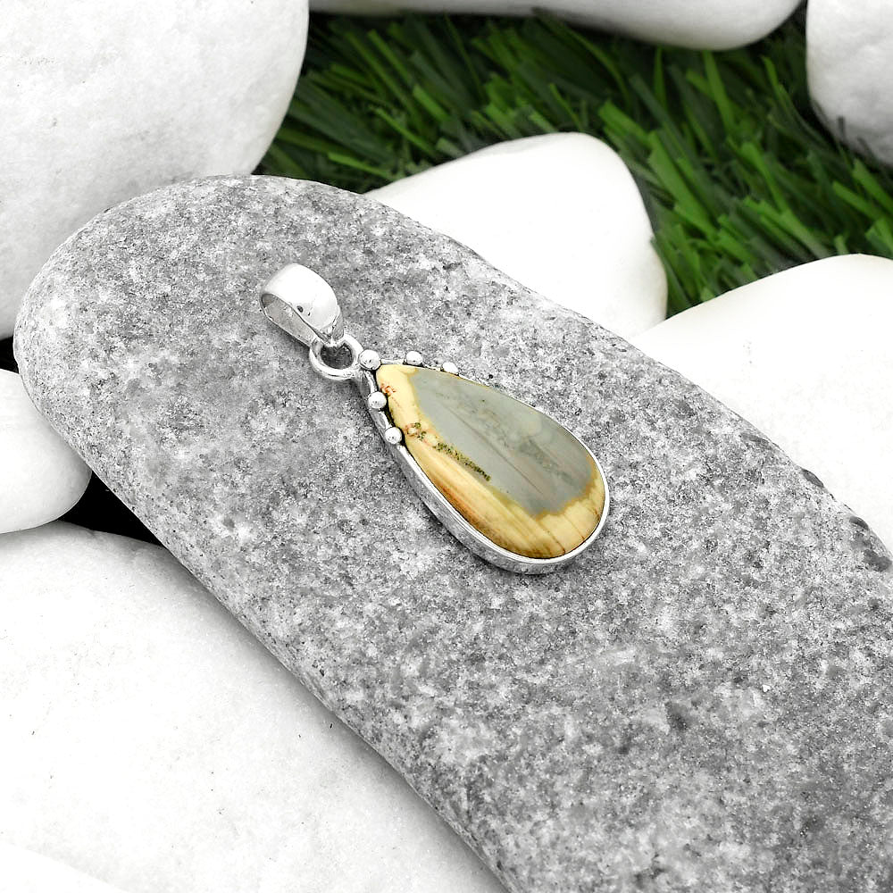 Natural Imperial Jasper - Mexico Pendant P-1349 SDP116663