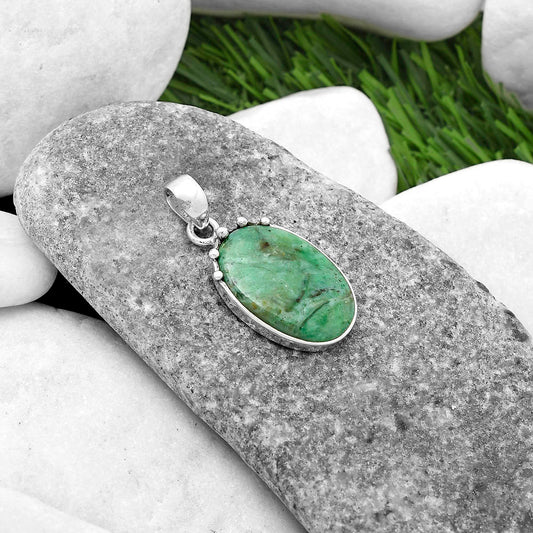 Natural Larsonite Jasper Pendant P-1349 SDP116664