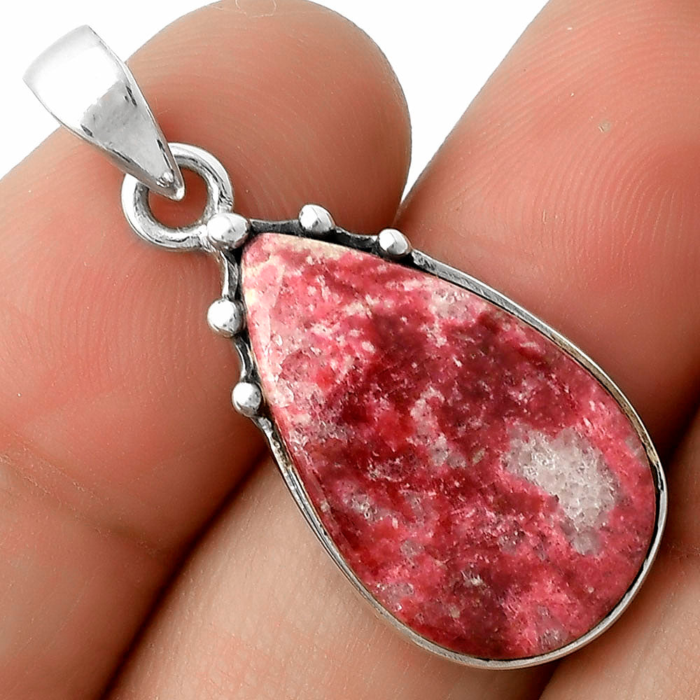 Natural Pink Thulite - Norway Pendant P-1349 SDP116669