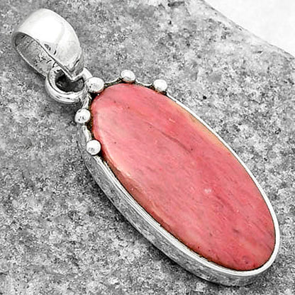 Natural Pink Tulip Quartz Pendant P-1349 SDP116680