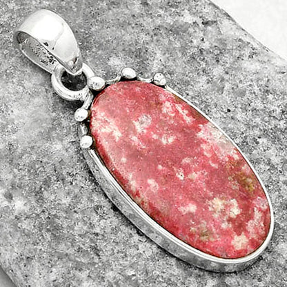 Natural Pink Thulite - Norway Pendant P-1349 SDP116681