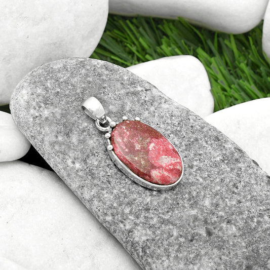 Natural Pink Thulite - Norway Pendant P-1349 SDP116683