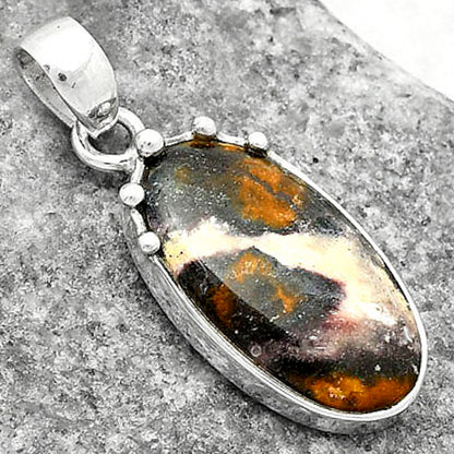 Natural Indian Blanket Jasper Pendant P-1349 SDP116686