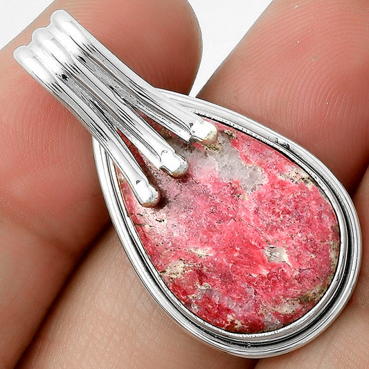 Natural Pink Thulite - Norway Pendant P-1664 SDP116767