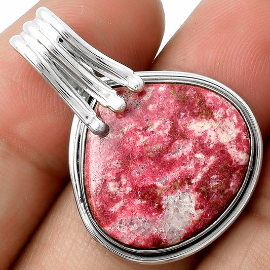 Natural Pink Thulite - Norway Pendant P-1664 SDP116773