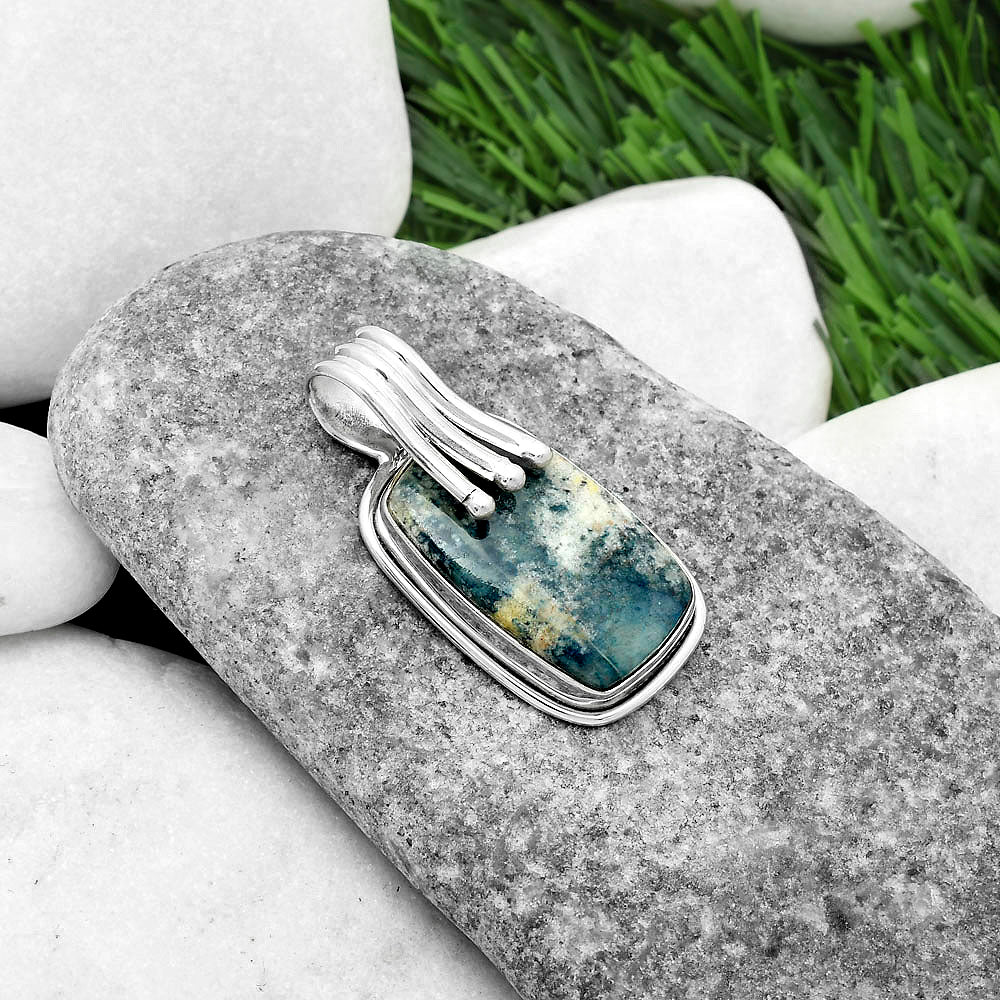 Natural Blue Scheelite - Turkey Pendant P-1664 SDP116777
