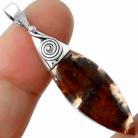Natural Red Moss Agate Pendant P-1139 SDP116814