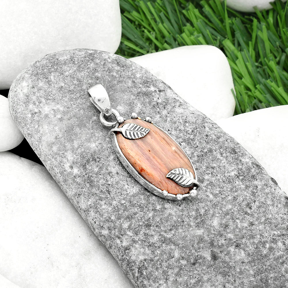 Natural Pink Tulip Quartz Pendant P-1226 SDP116847