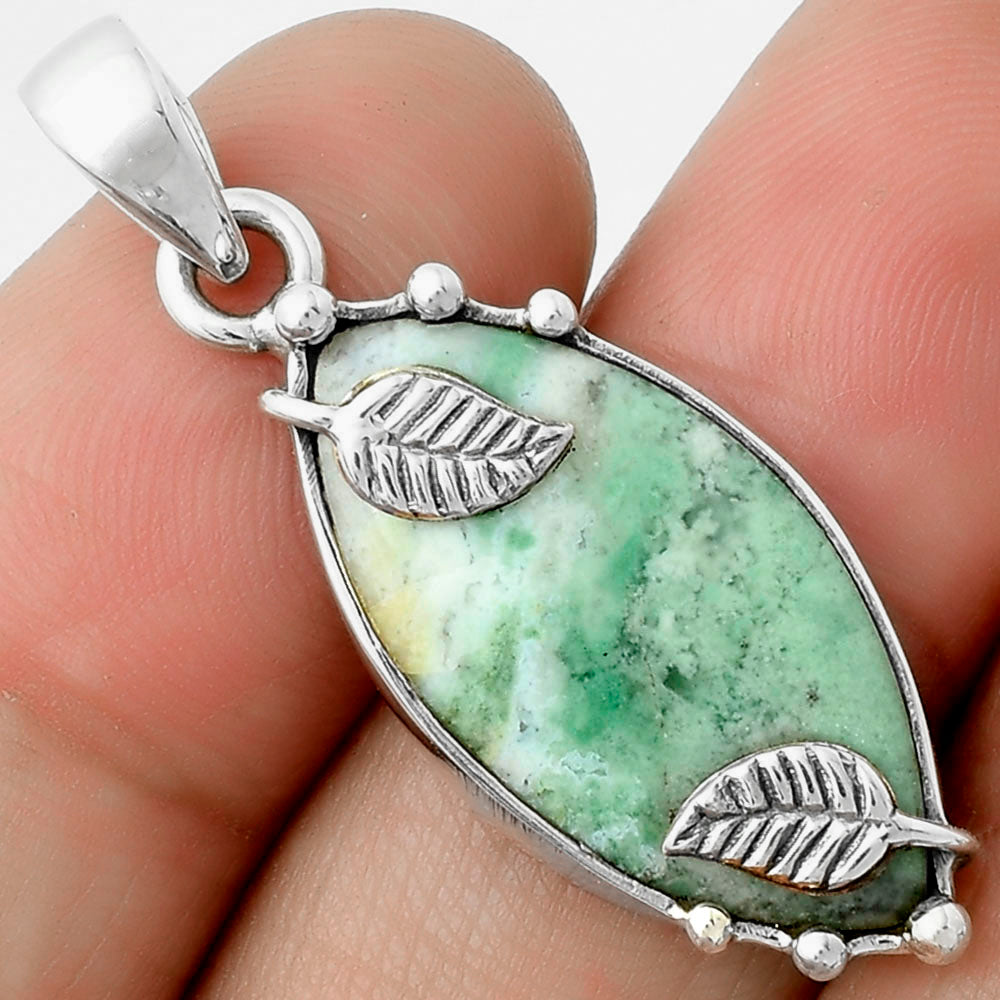 Natural Larsonite Jasper Pendant P-1226 SDP116850
