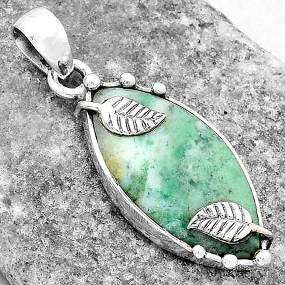 Natural Larsonite Jasper Pendant P-1226 SDP116850