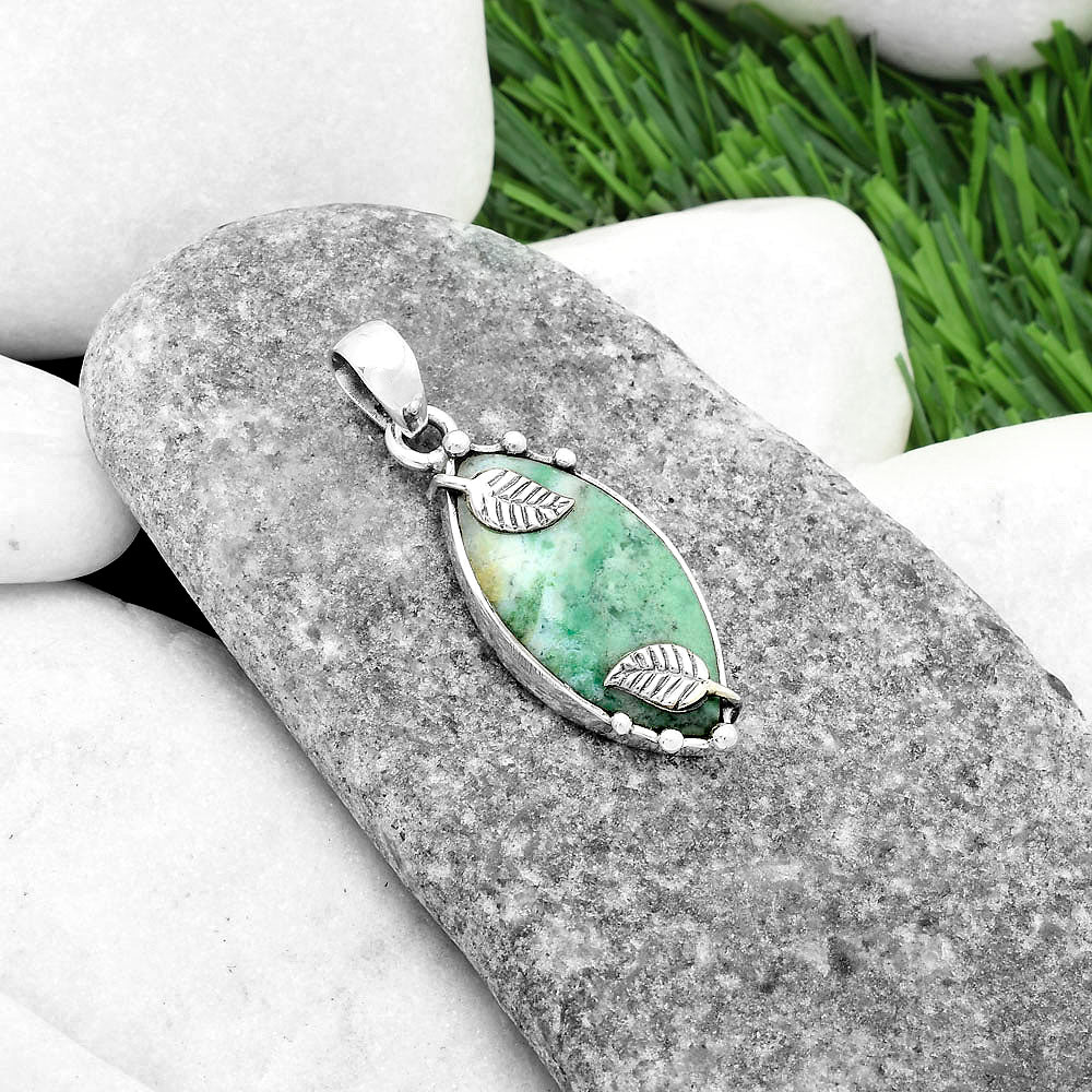 Natural Larsonite Jasper Pendant P-1226 SDP116850