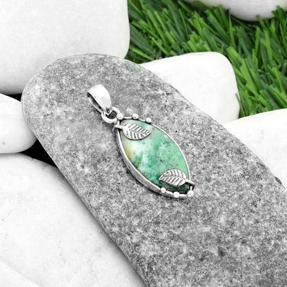 Natural Larsonite Jasper Pendant P-1226 SDP116850